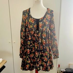 Topshop Floral Dress size 4